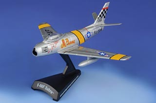F-86F Sabre Diecast Model, USAF 51st FIW, 25th FIS, #52-4548 MiG Mad Marine