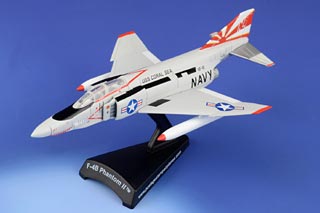 F-4B Phantom II Diecast Model, USN VF-111 Sundowners, NL201, USS Coral Sea