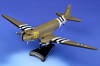 C-47 Skytrain Diecast Model, USAAF 440th TCG, #42-92717 Stoy Hora, Normandy