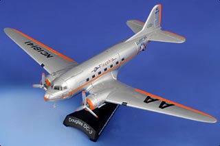 DC-3 Diecast Model, American Airlines, NC18141 Flagship Tulsa