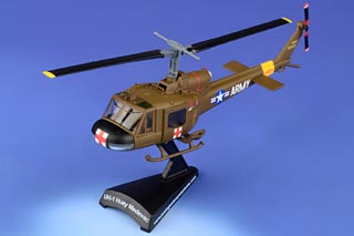UH-1C Huey Diecast Model, US Army, Medevac