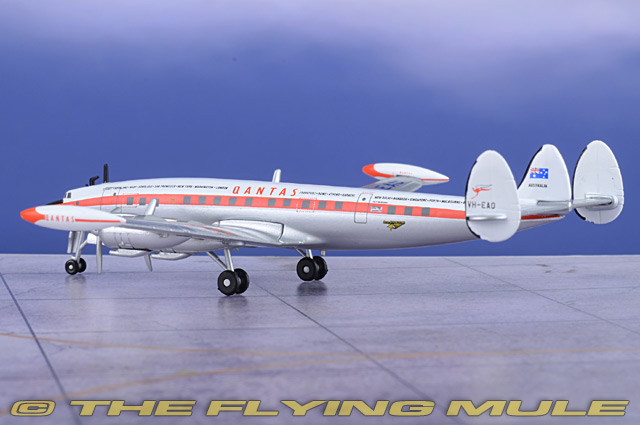 Postage Stamp Planes 1:300 L-1049G Super Constellation Qantas
