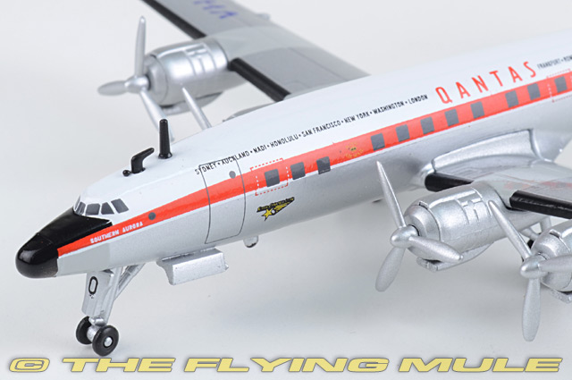 Postage Stamp Planes 1:300 L-1049G Super Constellation Qantas