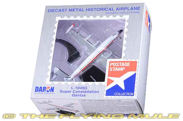 Postage Stamp Planes 1:300 L-1049G Super Constellation Qantas