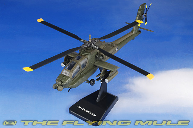 09603 1:55 Diecast Model New Ray Sky Pilot AH-64 Apache 