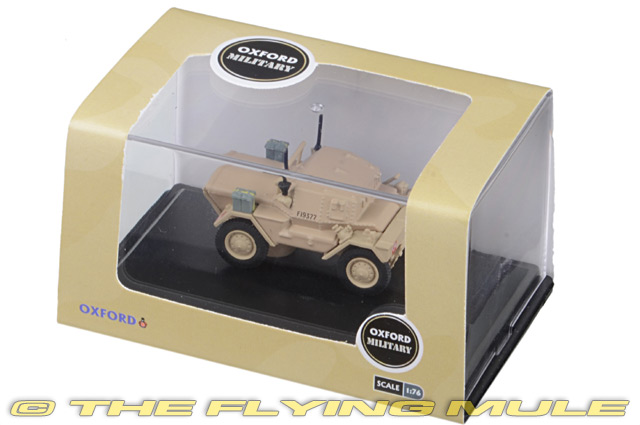 Oxford Diecast 1:76 Dingo Scout Car Esercito Britannico 7° Corazzato Div Desert Rats - Foto 8 di 8
