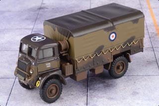 Oxford Military 1/76 Bedford QLD Cargo Truck British Army Fire Service 76QLD001 