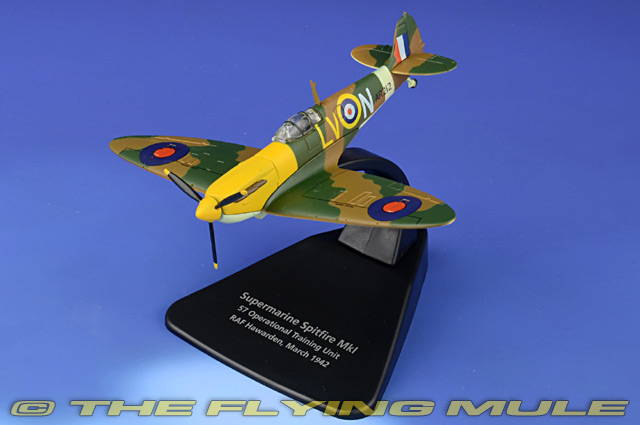 Spitfire MkII 1:100 avión de combate Del Prado diecast 