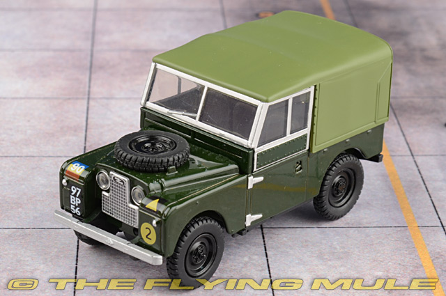 Solido Military 6134 Land Rover Die Cast Metal Vintage in original Box.