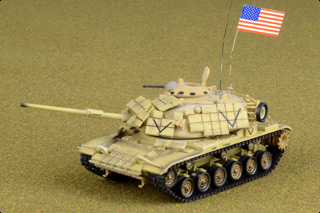 M60A1 Patton Diecast Model, USMC, Saddamizer, Iraq, Operation Desert Storm