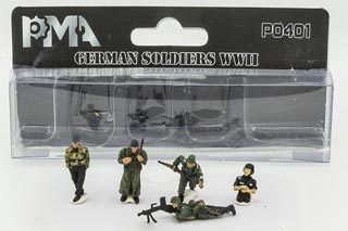 Display Model, German Army, Tank Crew 5-Piece Set