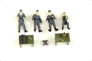 Display Model, German Army, Mechanics and Benches 7-Piece Set