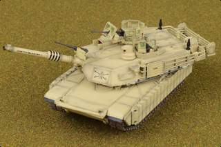 M1A2 TUSK Abrams Diecast Model, US Army 4th Armored Div, Iraq, 2011
