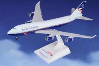747-400 Display Model, British Airways, G-BNLY, w/Landing Gear