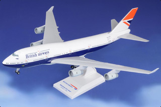 747-400 Display Model, British Airways, G-CIVB, w/Landing Gear