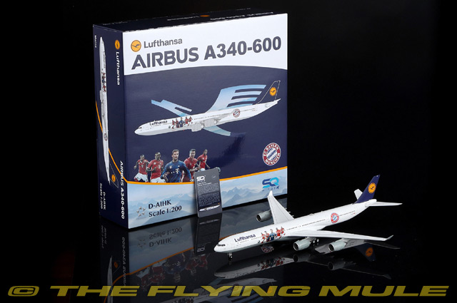 SQ Wings 1:200 A340-600 Lufthansa D-AIHK | eBay
