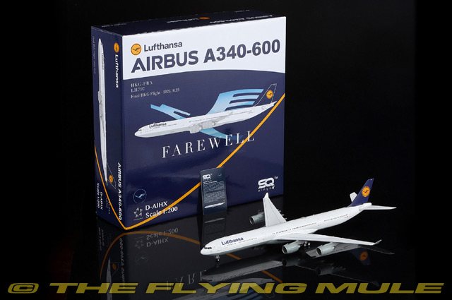 SQ Wings 1:200 A340-600 Lufthansa D-AIHX | eBay