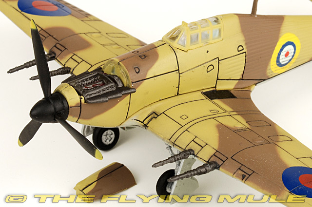 Unimax 1:72 Hurricane Mk II RAF No.33 Sqn Vernon Woodward P3729