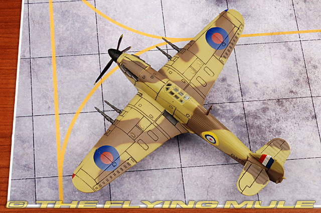 Unimax 1:72 Hurricane Mk II RAF No.33 Sqn Vernon Woodward P3729