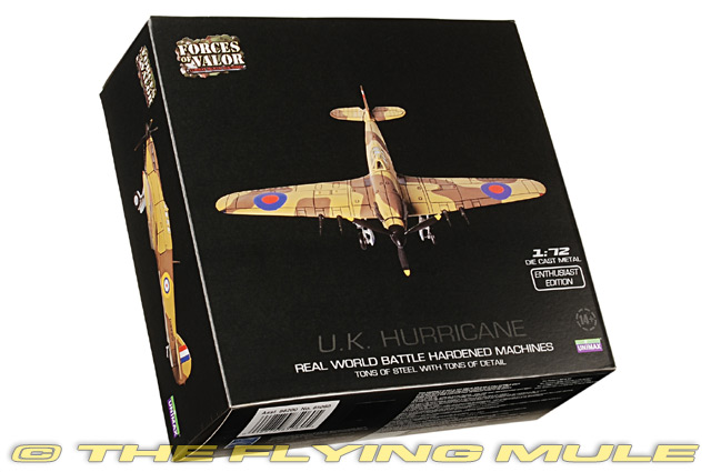 Unimax 1:72 Hurricane Mk II RAF No.33 Sqn Vernon Woodward P3729