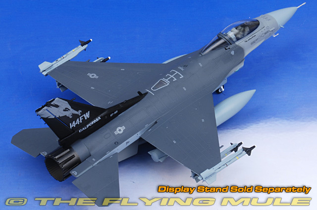 Witty Wtw710 25 F 16 Fighting Falcon Diecast Model Usaf 144th Fw Ca Ang 87 0301 Fresno Angb Ca