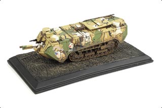 Saint-Chamond Tank Display Model, French Army, #AS31 Chantecoq, Laffaux, France
